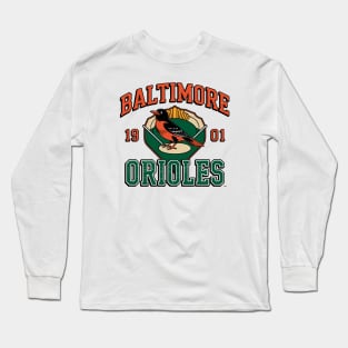 Baltimore Orioles Vintage Long Sleeve T-Shirt